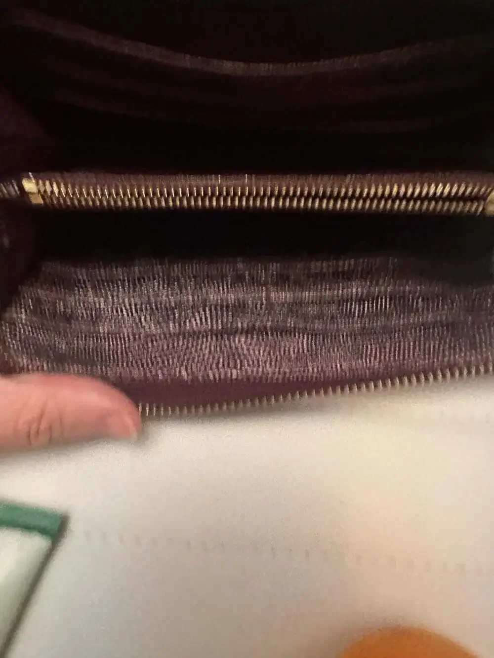 Tory Burch Metallic Purple Textured Leather Zip Around Continental Wallet